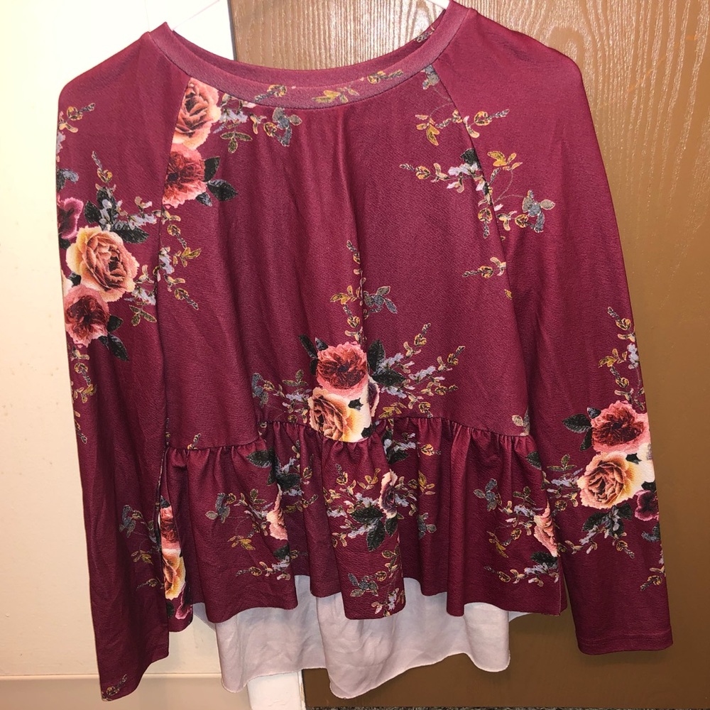 Small Shein long sleeve blouse